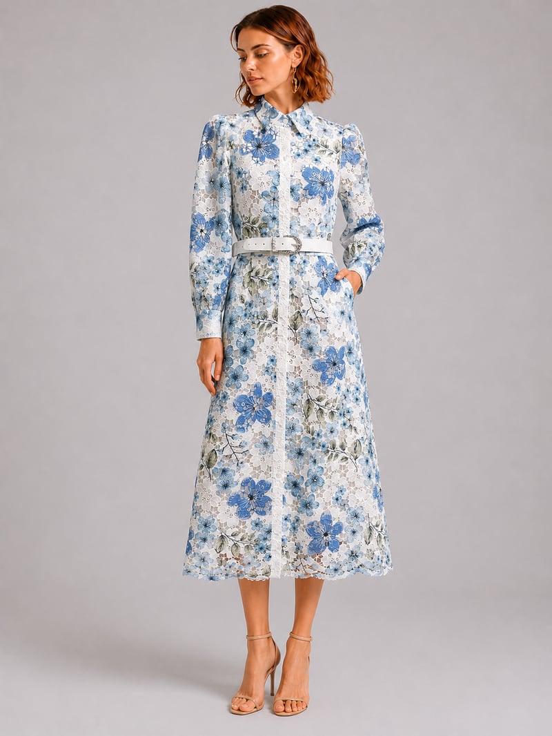 Premium woven womenswear collection for fashion brands, including dresses, shirts, skirts and tailored styles.